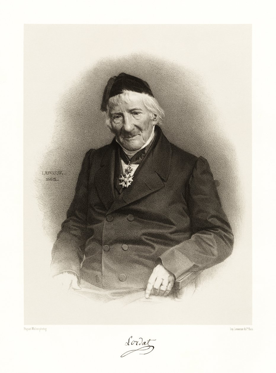Jacques Lordat, 1865-66 av Jean Baptiste Adolphe Lafosse