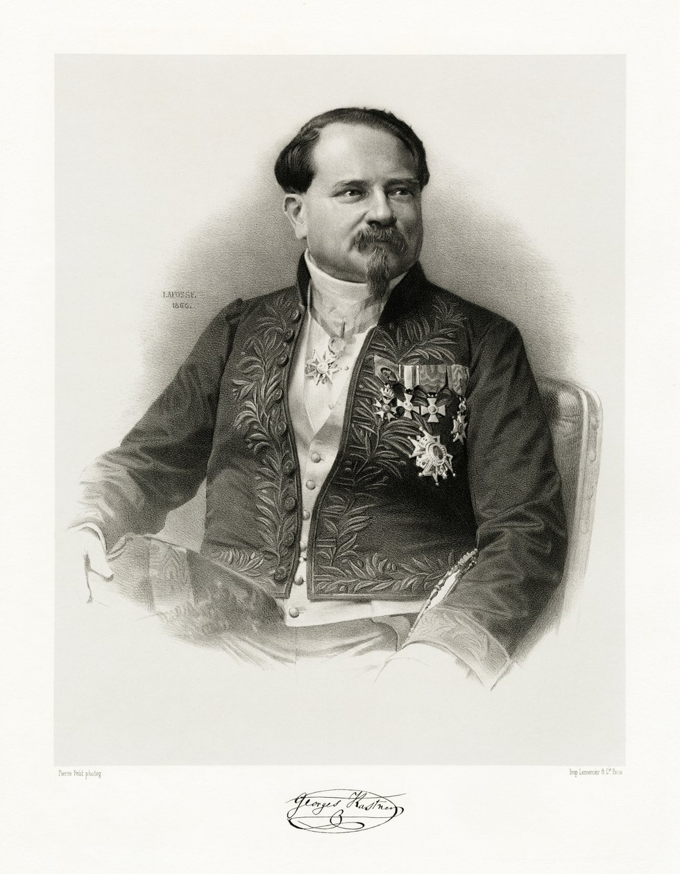 Jean Georges Kastner, 1865-66 av Jean Baptiste Adolphe Lafosse