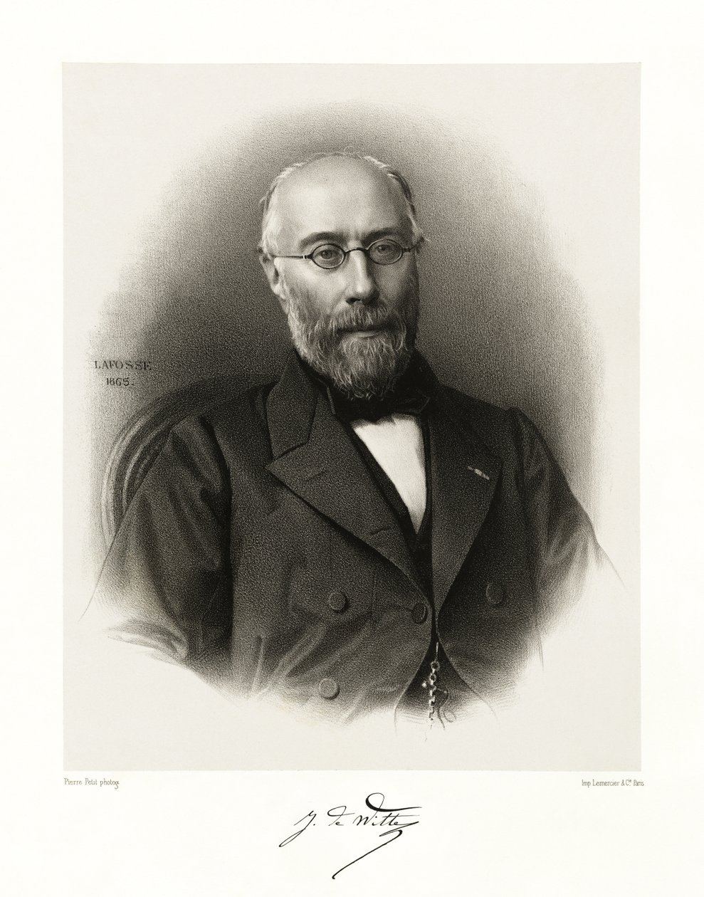 Jean Joseph Antoine Marie, Baron de Witte, 1865-66 av Jean Baptiste Adolphe Lafosse