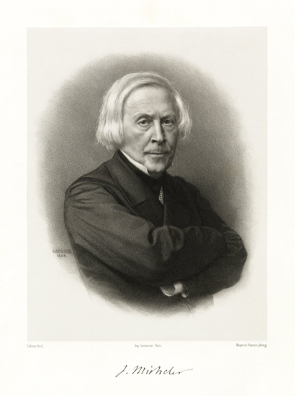 Jules Michelet, 1865-66 av Jean Baptiste Adolphe Lafosse