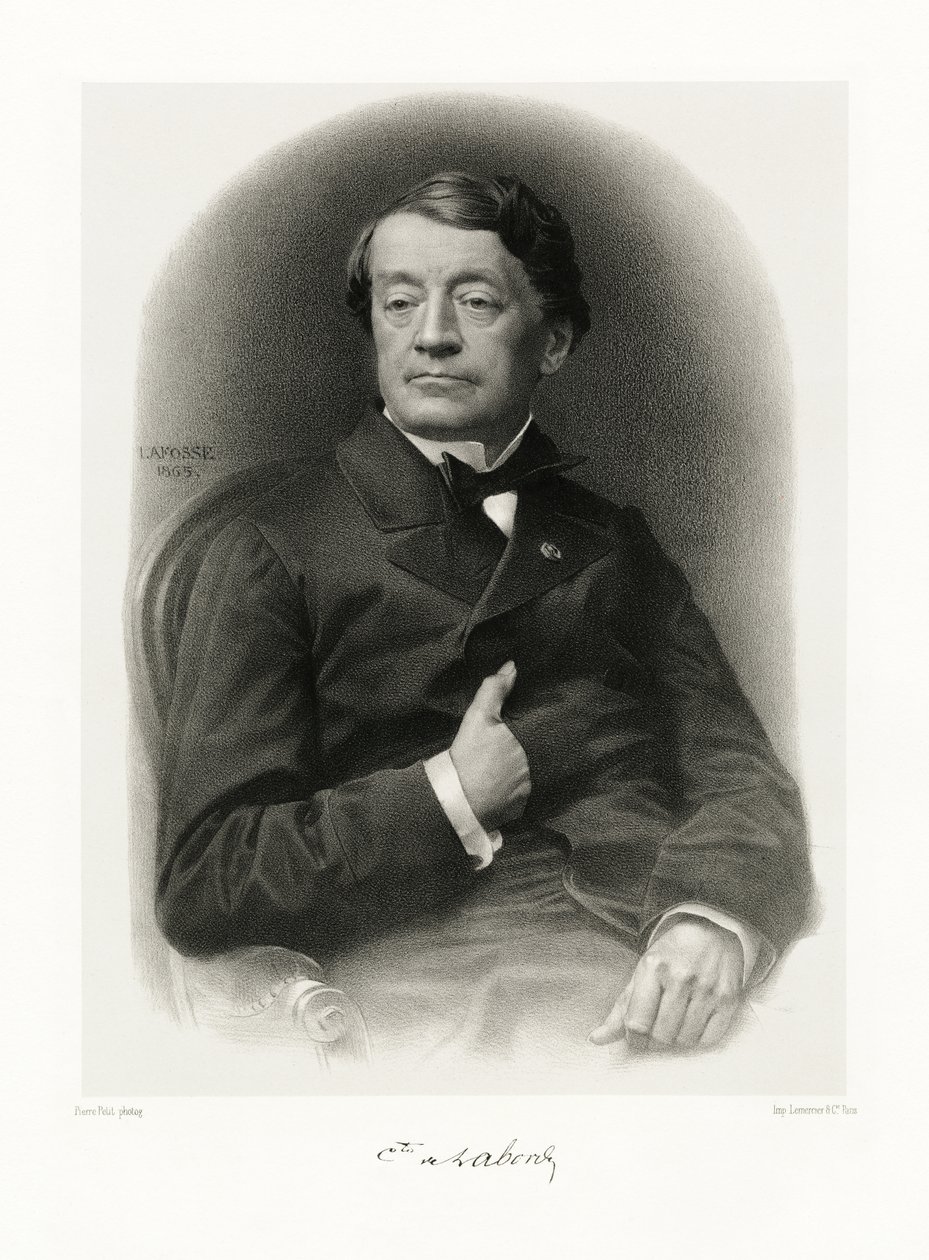 Léon de Laborde, 1865-66 av Jean Baptiste Adolphe Lafosse