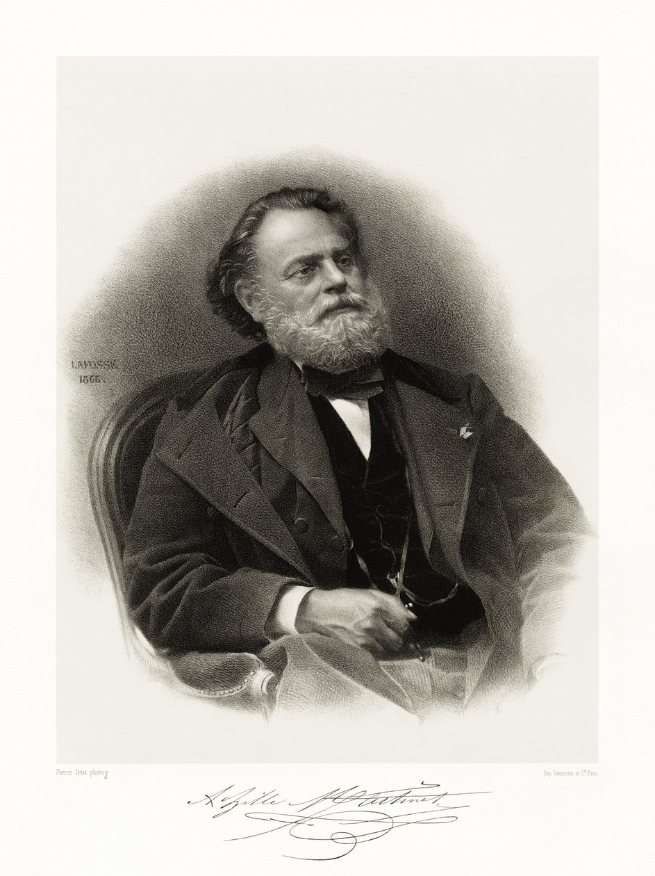 Louis Achille Martinet, 1865-66 av Jean Baptiste Adolphe Lafosse