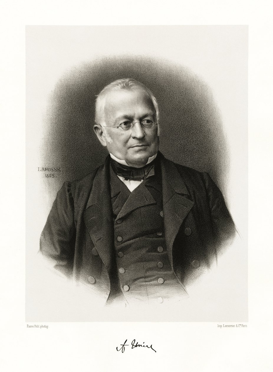Louis Adolphe Thiers, 1865-66 av Jean Baptiste Adolphe Lafosse