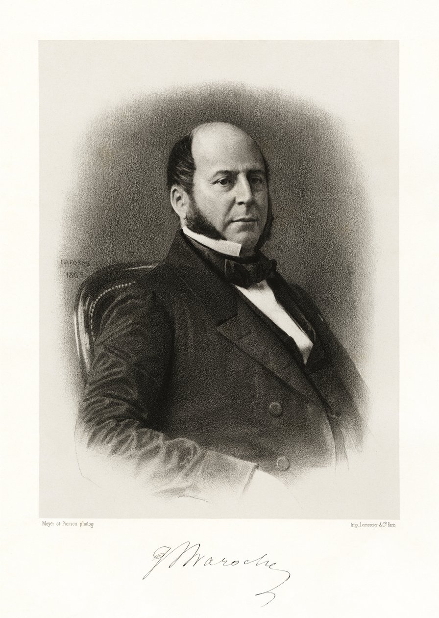 Pierre Jules Baroche, 1865-66 av Jean Baptiste Adolphe Lafosse