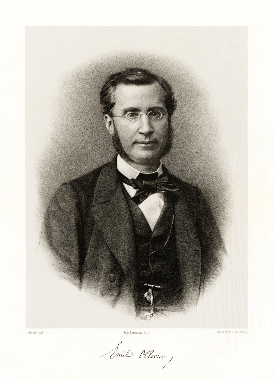 Émile Olivier Ollivier, 1865-66 av Jean Baptiste Adolphe Lafosse