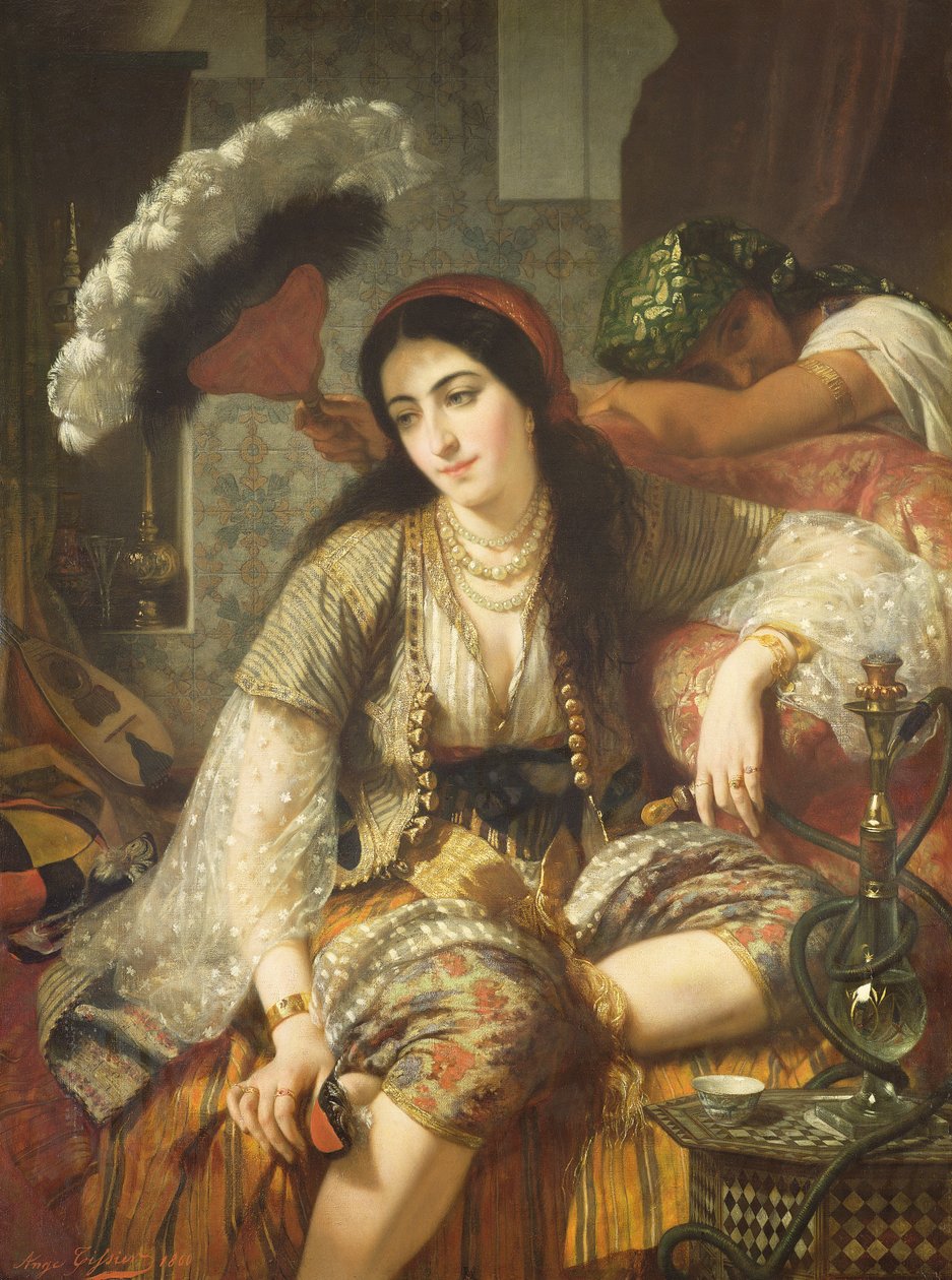 Odalisk av Jean Baptiste Ange Tissier
