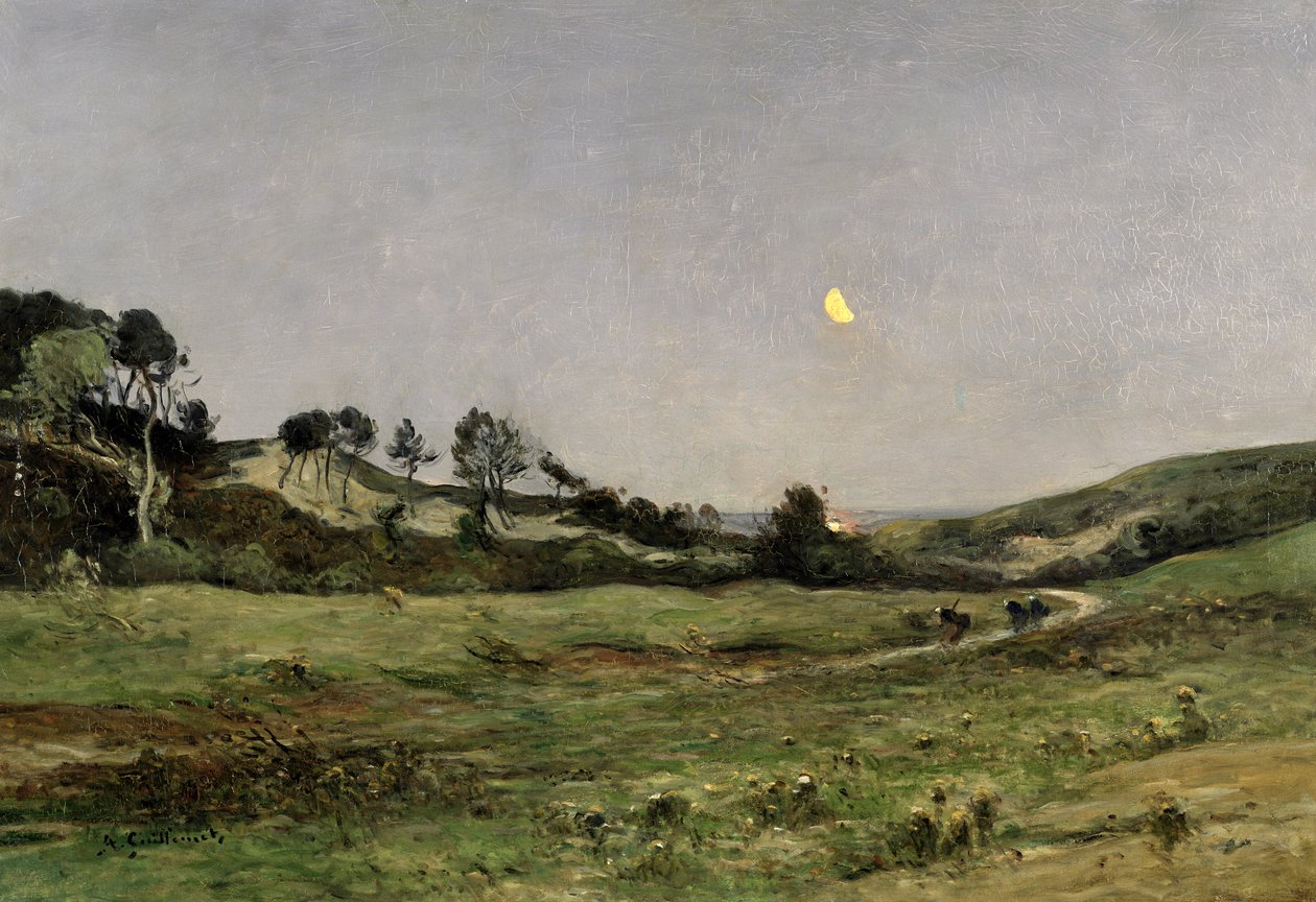 Kveld over sanddynene i Equihen av Jean Baptiste Antoine Guillemet