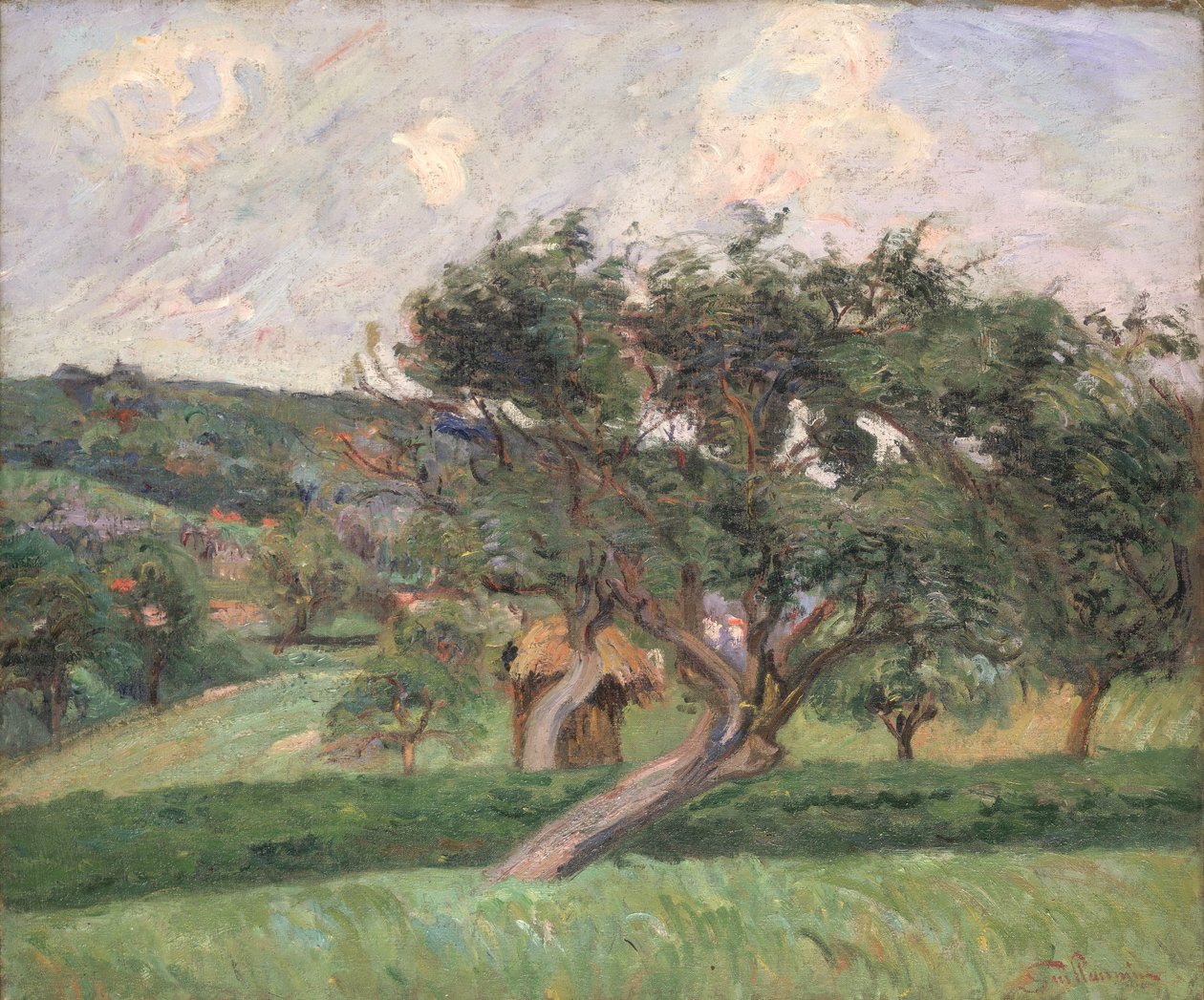 Landskap ved Damiette, ca. 1890 av Jean Baptiste Armand Guillaumin
