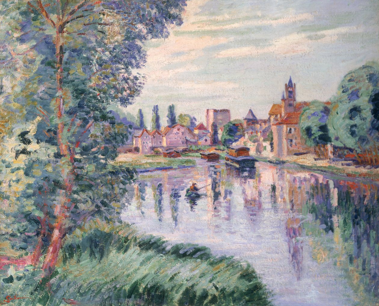 The Old Samois, ca.1900 av Jean Baptiste Armand Guillaumin