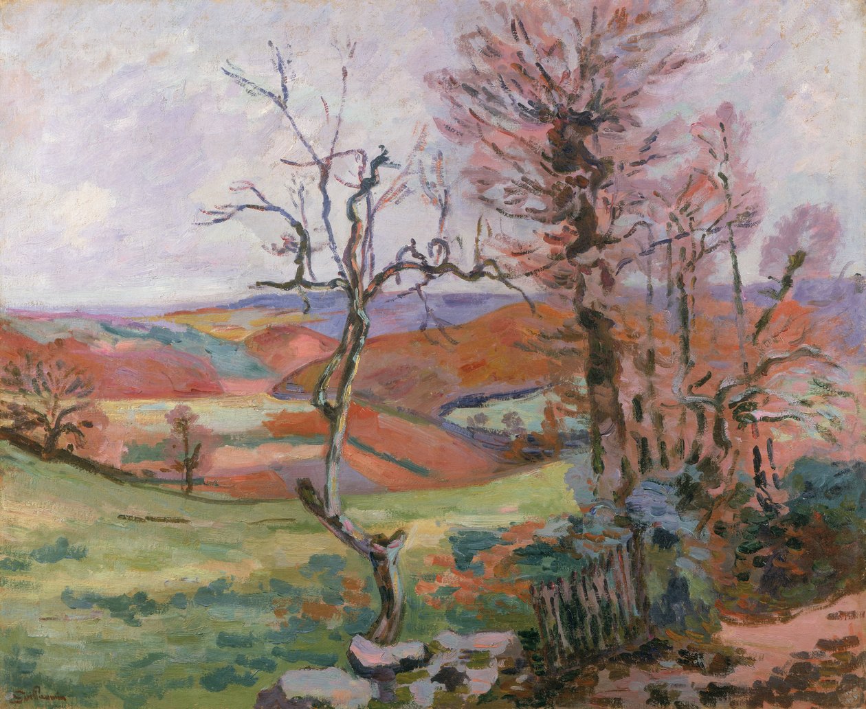 Puy Barion i Crozant, Bretagne av Jean Baptiste Armand Guillaumin