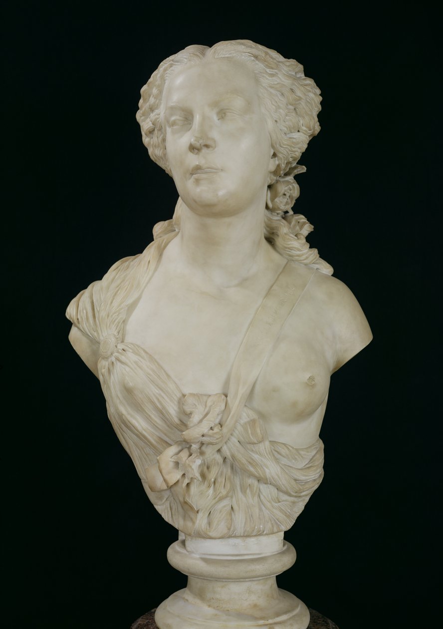 Byste av Madame Sabatier, 1847 (marmor) av Jean Baptiste Auguste Clesinger