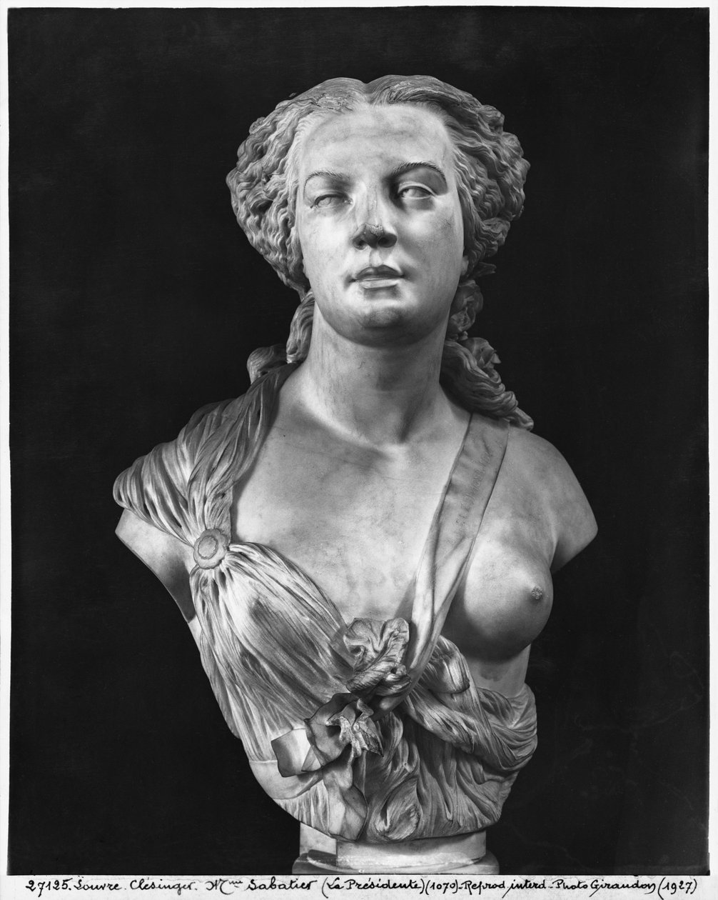 Madame Aglae Sabatier, kjent som Apollonie Sabatier, 1847 (marmor) av Jean Baptiste Auguste Clesinger