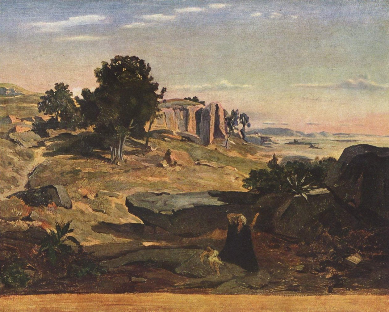 Hagar i ørkenen av Jean Baptiste Camille Corot