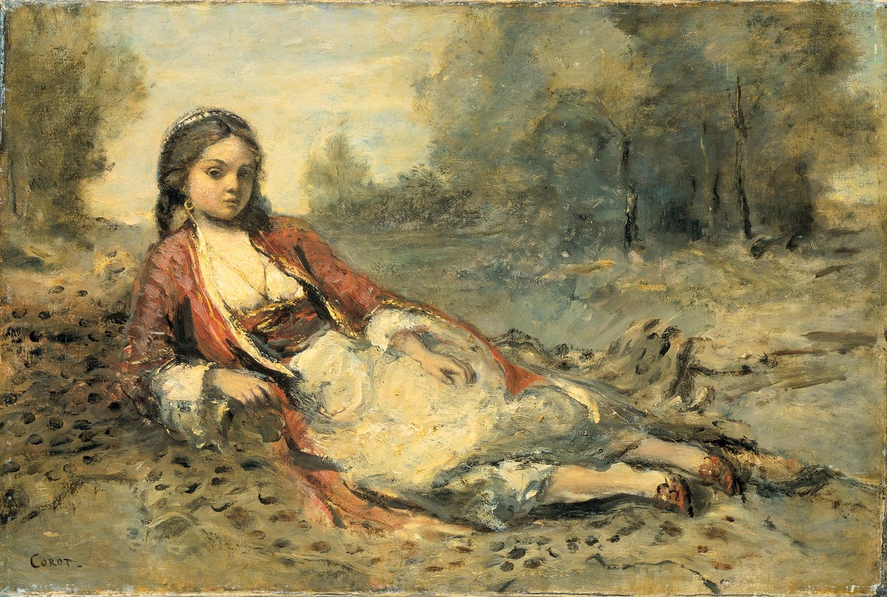 Algerisk av Jean Baptiste Camille Corot