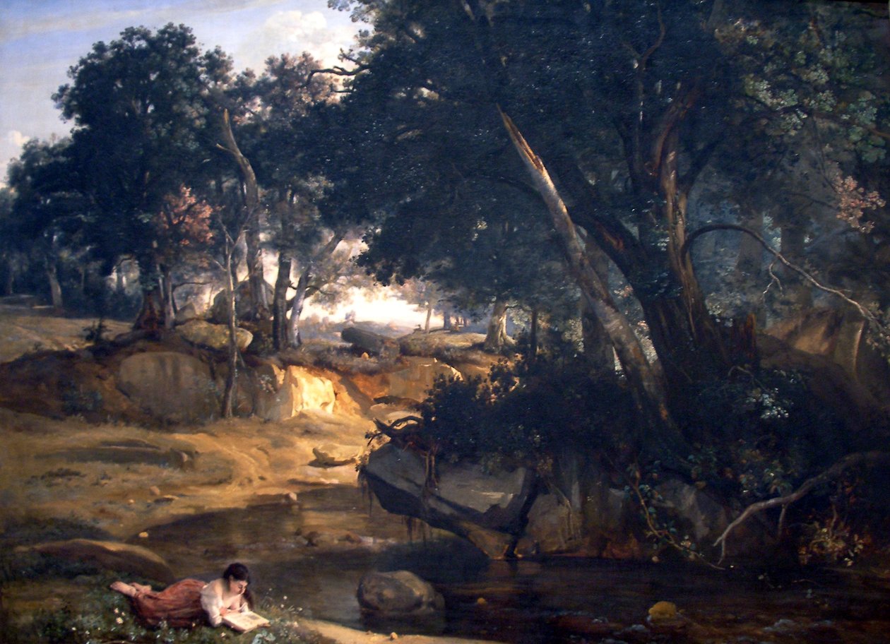 Forest of Fontainebleau av Jean Baptiste Camille Corot