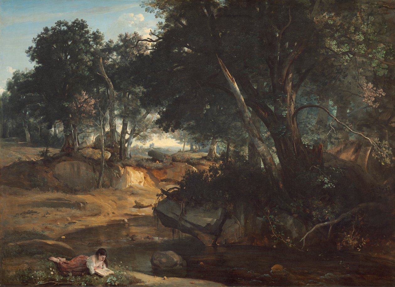 Forest of Fontainebleau, 1834 av Jean Baptiste Camille Corot