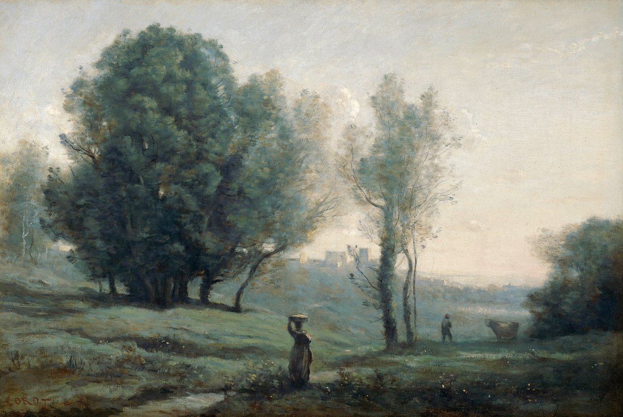 Landskap av Jean Baptiste Camille Corot