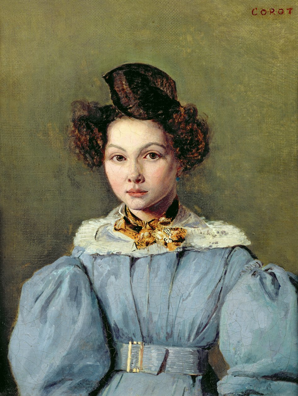 Marie Louise Sennegon, 1831 av Jean Baptiste Camille Corot