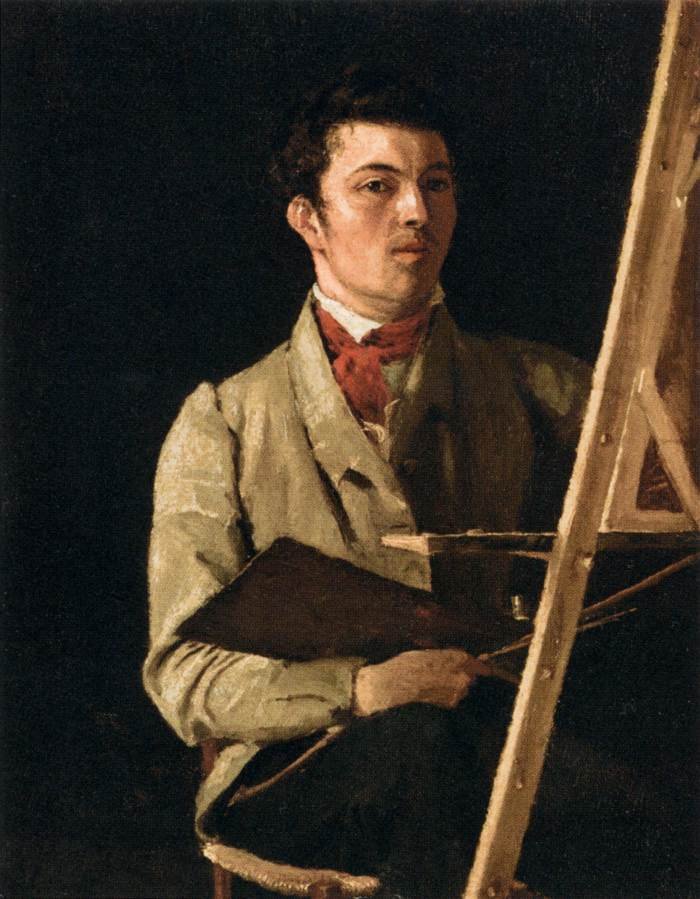 Selvportrett av Jean Baptiste Camille Corot