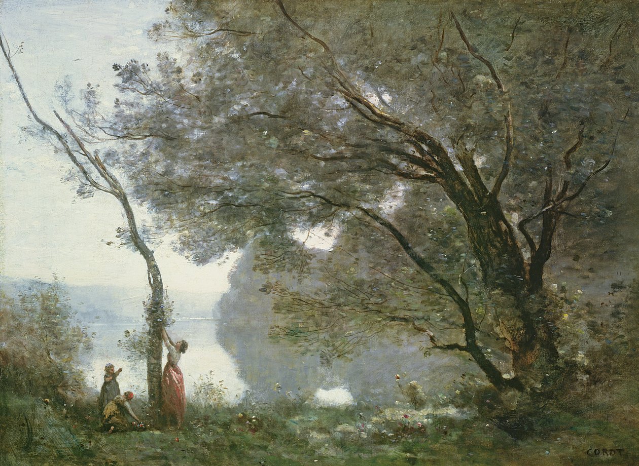 Suvenir fra Mortefontaine, 1864 av Jean Baptiste Camille Corot