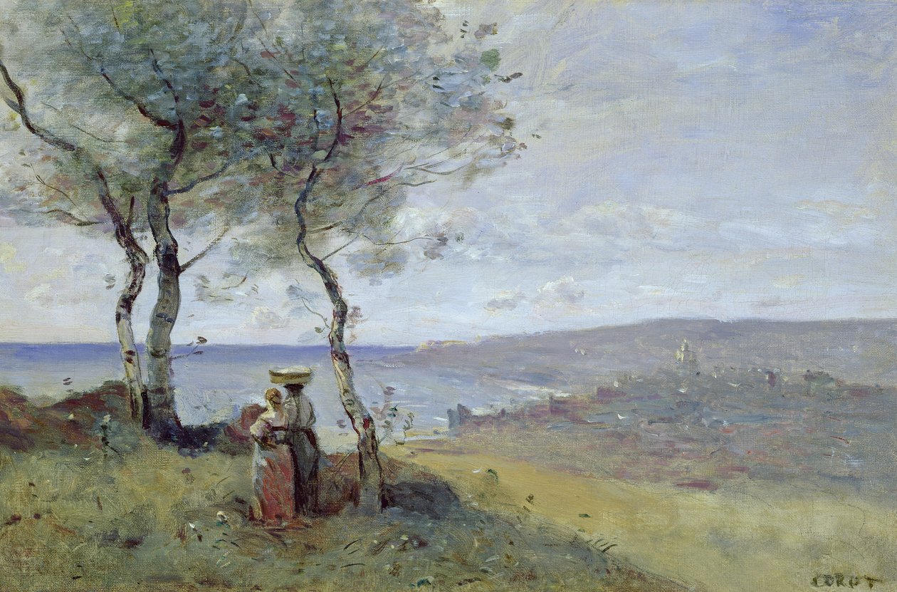 Suvenir fra St. Jean de Luz, 1872 av Jean Baptiste Camille Corot