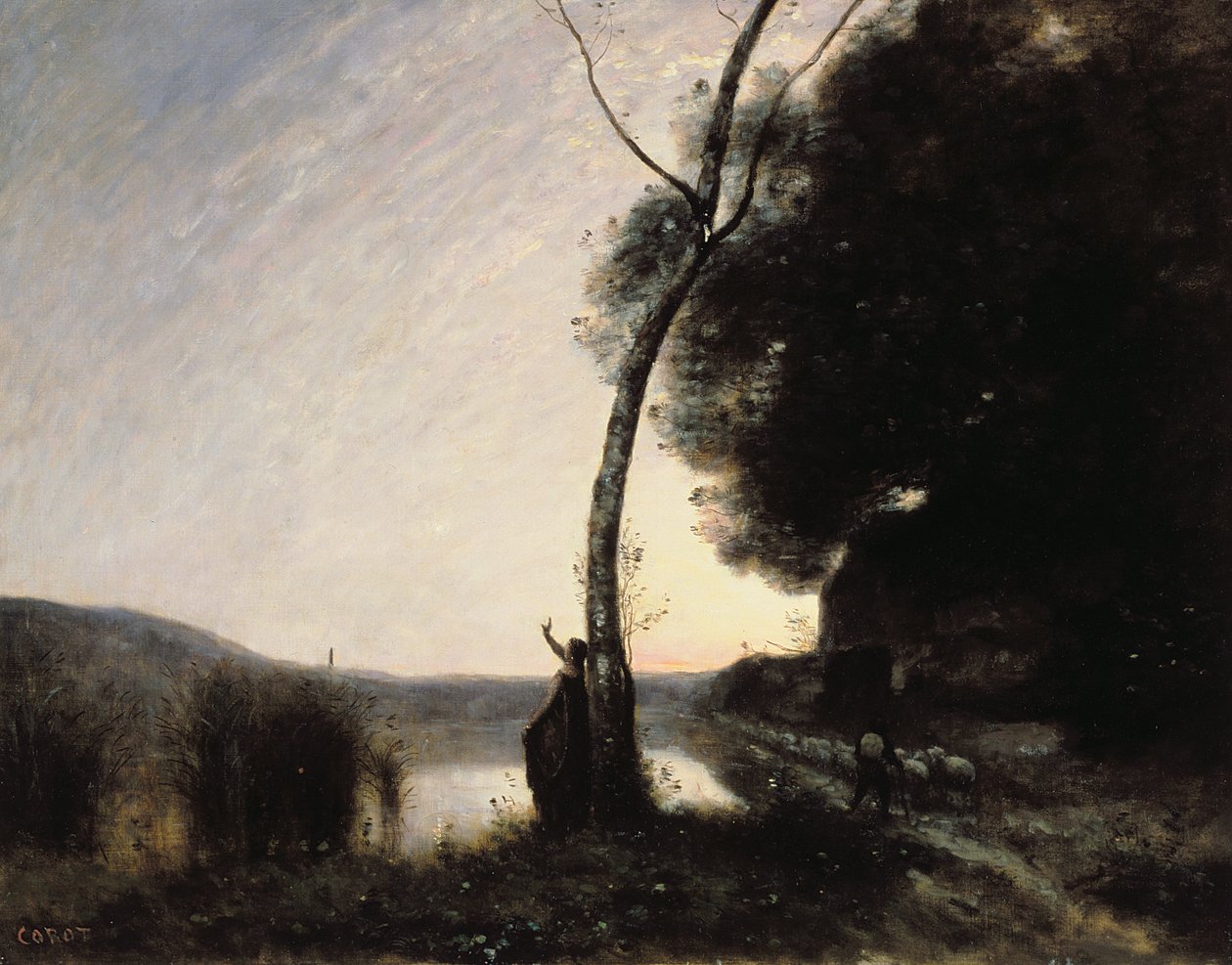 Aftenstjernen, 1864 av Jean Baptiste Camille Corot