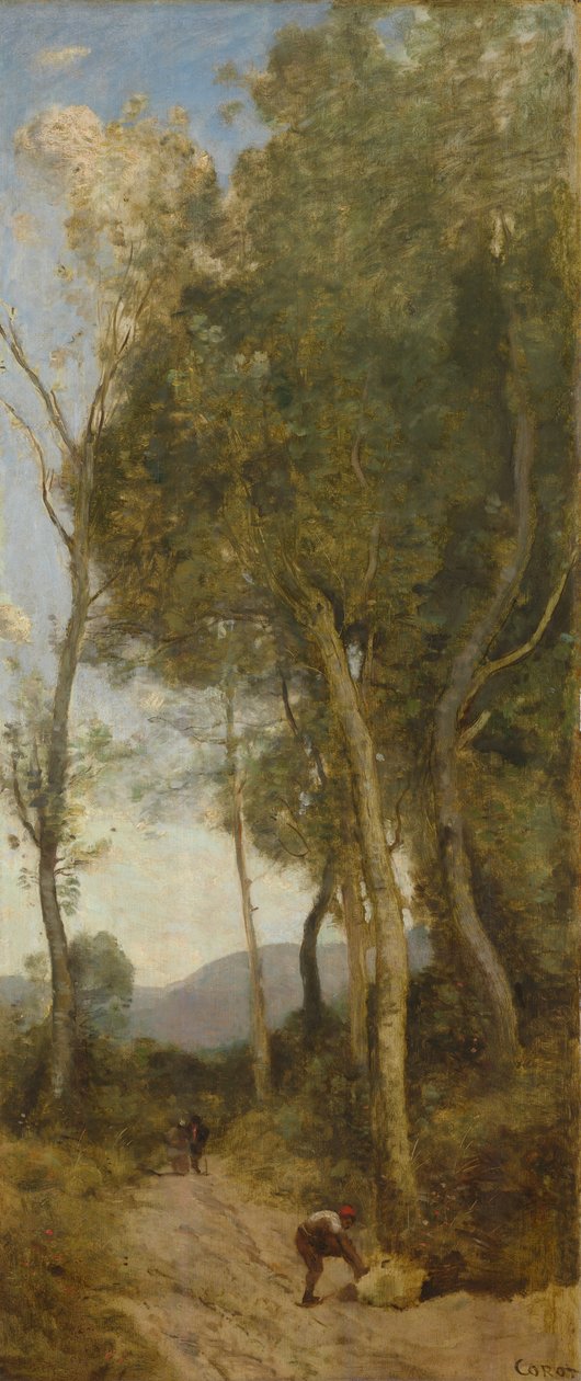 The Four Times of Day av Jean Baptiste Camille Corot