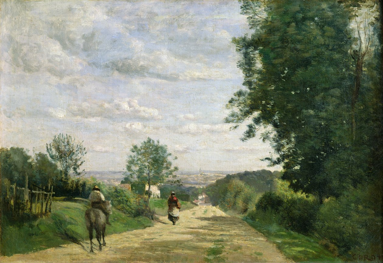 Veien til Sevres, 1858-59 av Jean Baptiste Camille Corot