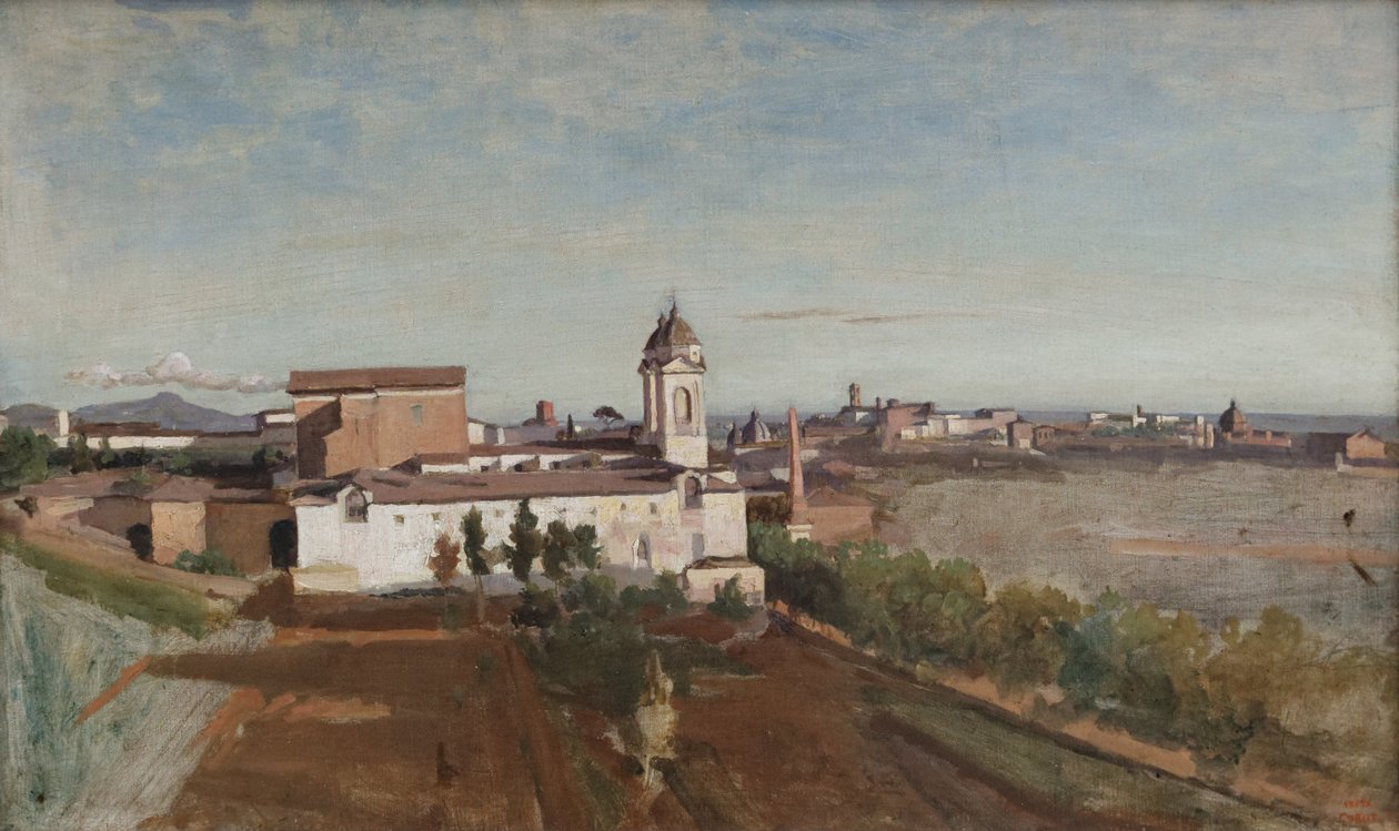 Trinità dei Monti av Jean Baptiste Camille Corot