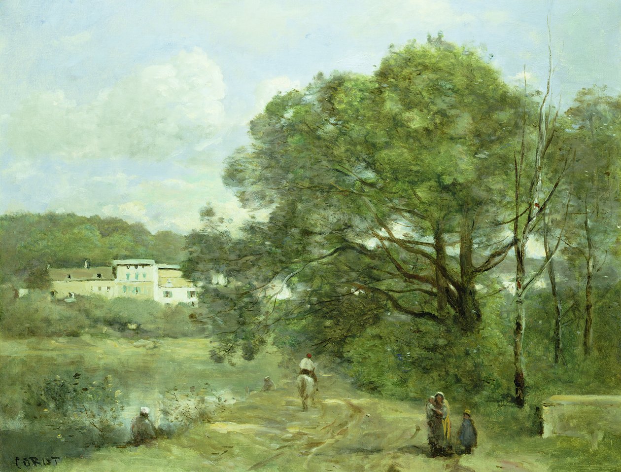 Byen Avray av Jean Baptiste Camille Corot