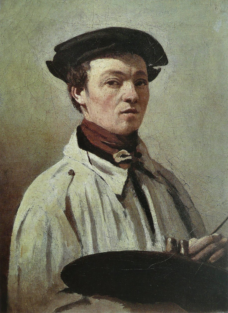 selvportrett av Jean Baptiste Camille Corot