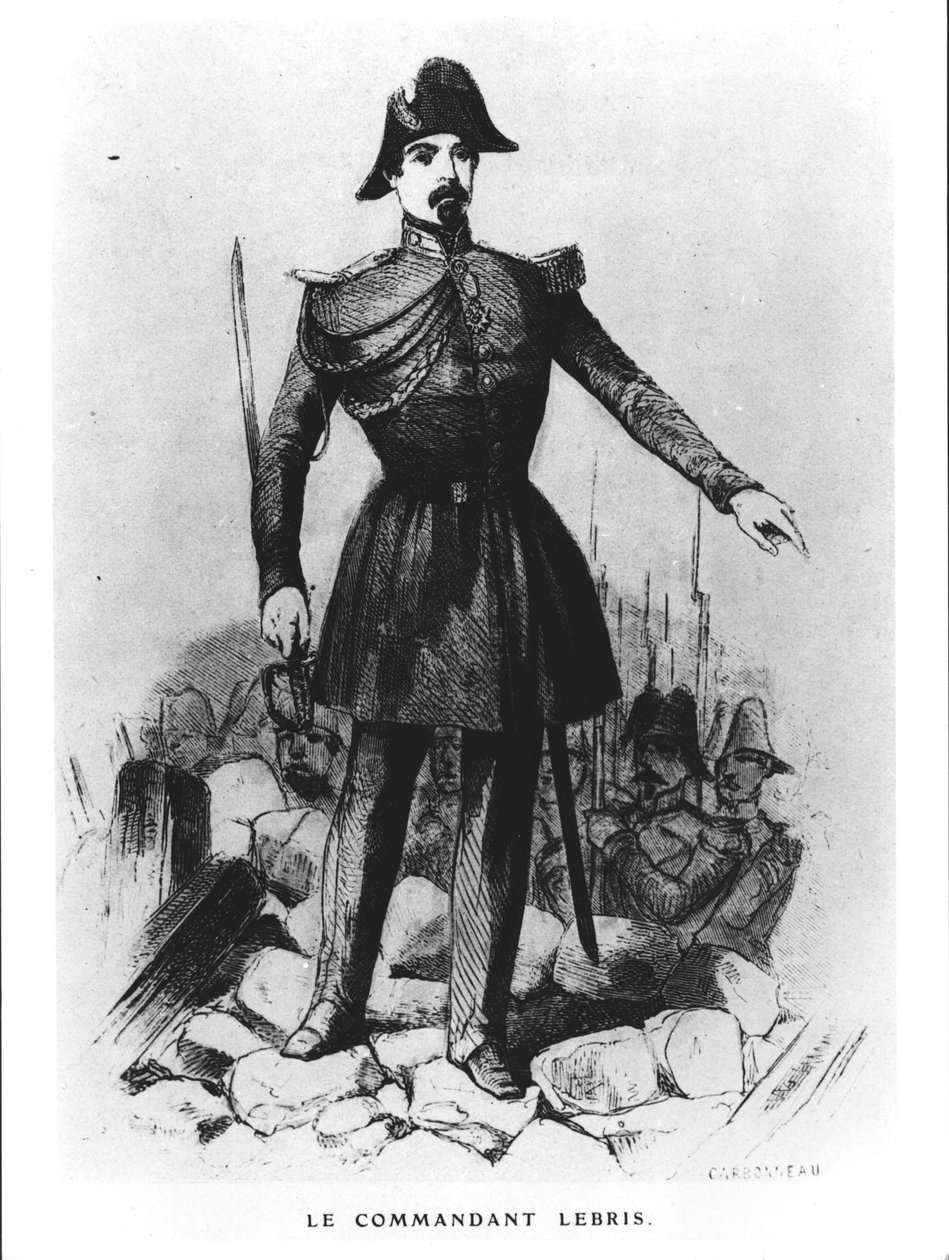 Kommandør Lebris, ca. 1848 av Jean Baptiste Charles Carbonneau