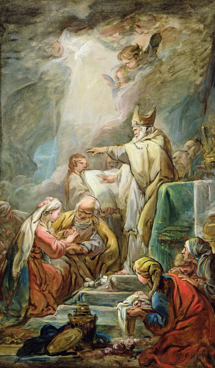 Jomfruens ekteskap, ca. 1763 av Jean Baptiste Deshays de Colleville