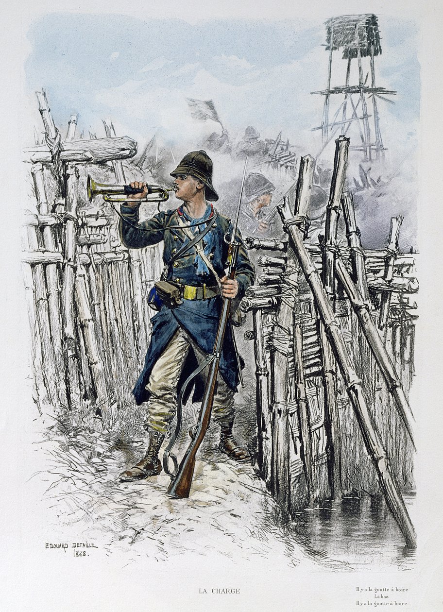 Anklagen, 1885 av Jean Baptiste Edouard Detaille