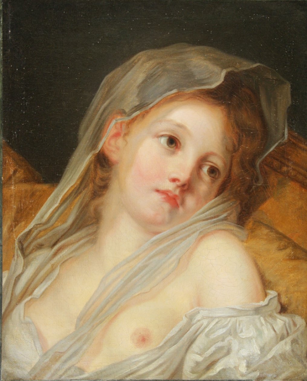 En drømmer, ca. 1780 av Jean Baptiste Greuze