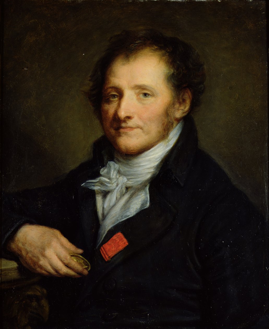 Baron Dominique Vivant Denon (1745-1825) av Jean Baptiste Greuze