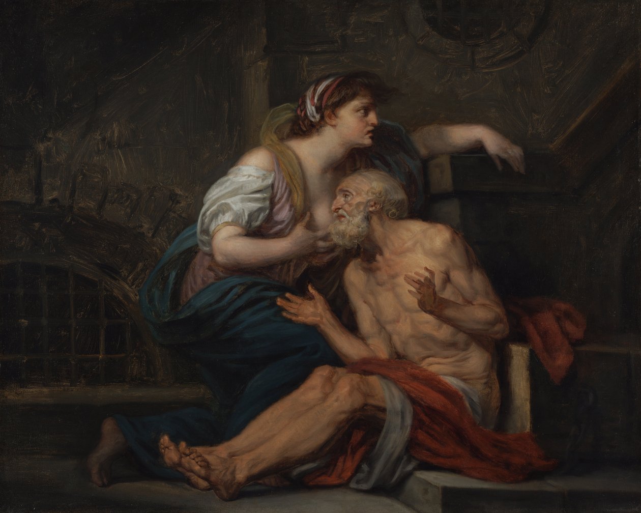Cimon og Pero- av Jean Baptiste Greuze