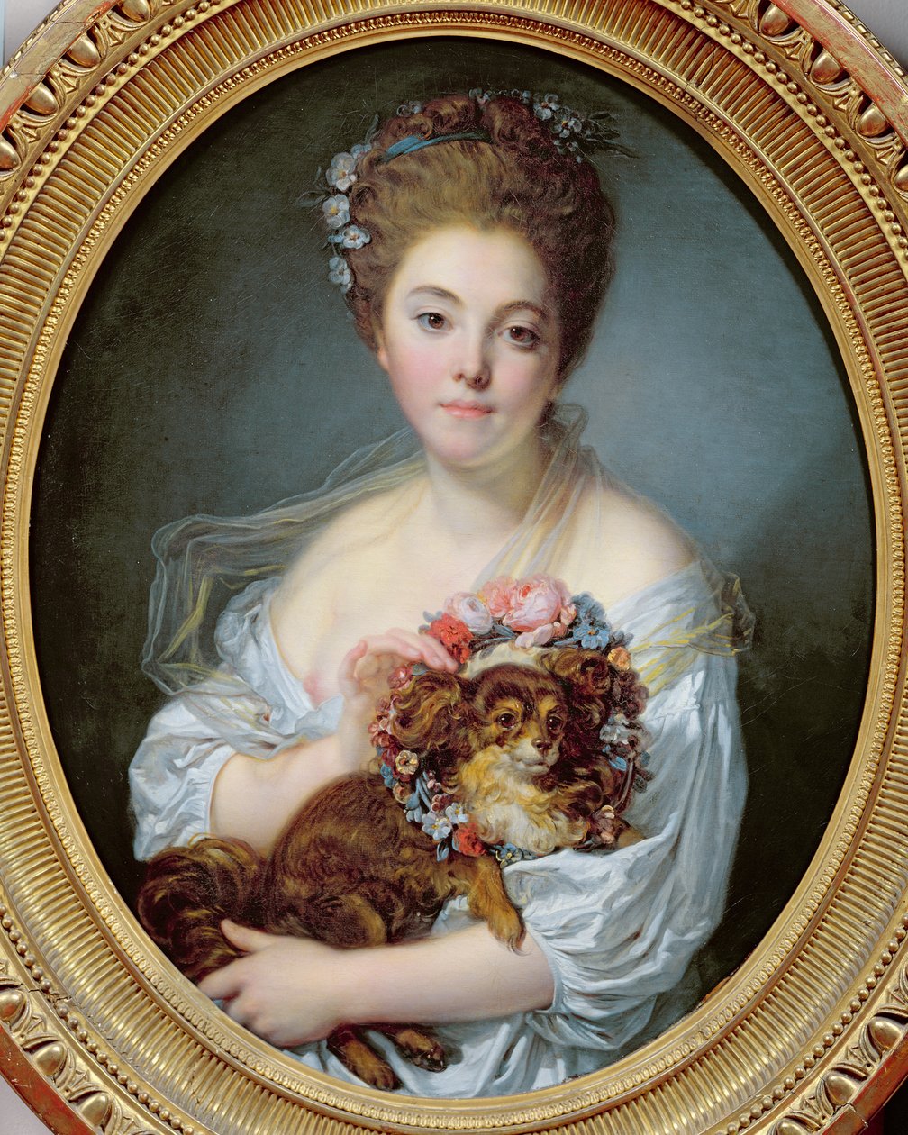 Madame de Porcin, 1774 av Jean Baptiste Greuze