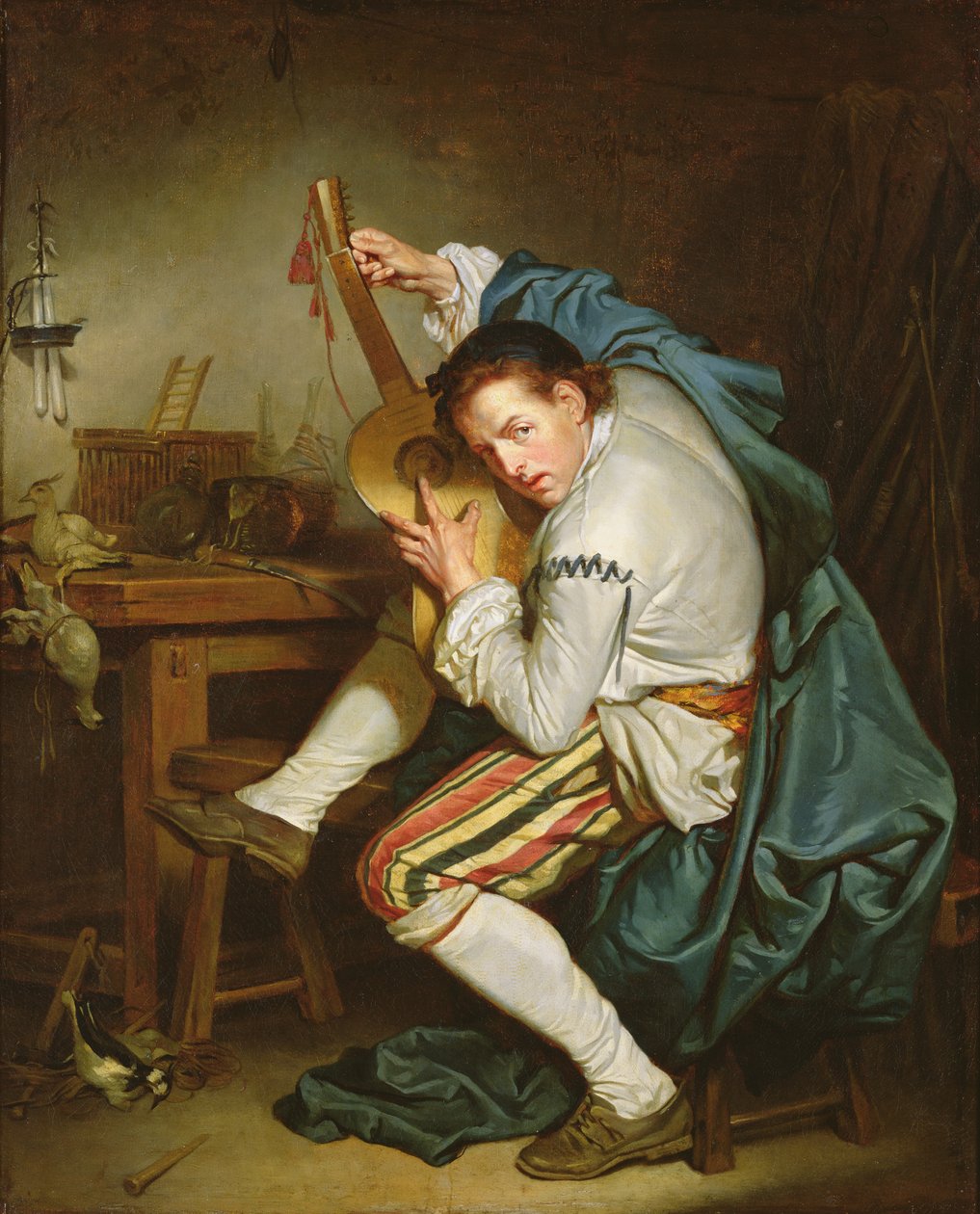 Gitaristen av Jean Baptiste Greuze