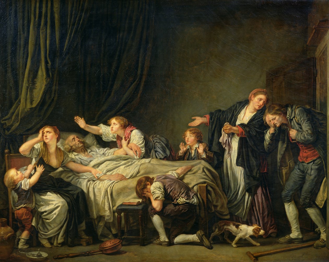 Den straffede sønn, 1778 av Jean Baptiste Greuze