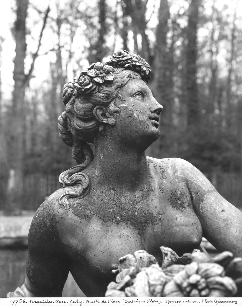 Flora (detalj, se også 252765) (bronse) av Jean Baptiste I Tuby