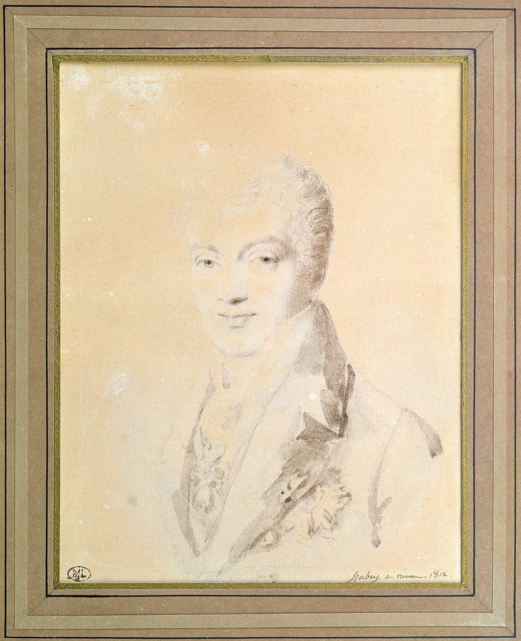 Klemens Wenzel Nepomuk Lothar (1773-1859) Prins av Metternich-Winneburg, 1812 av Jean Baptiste Isabey