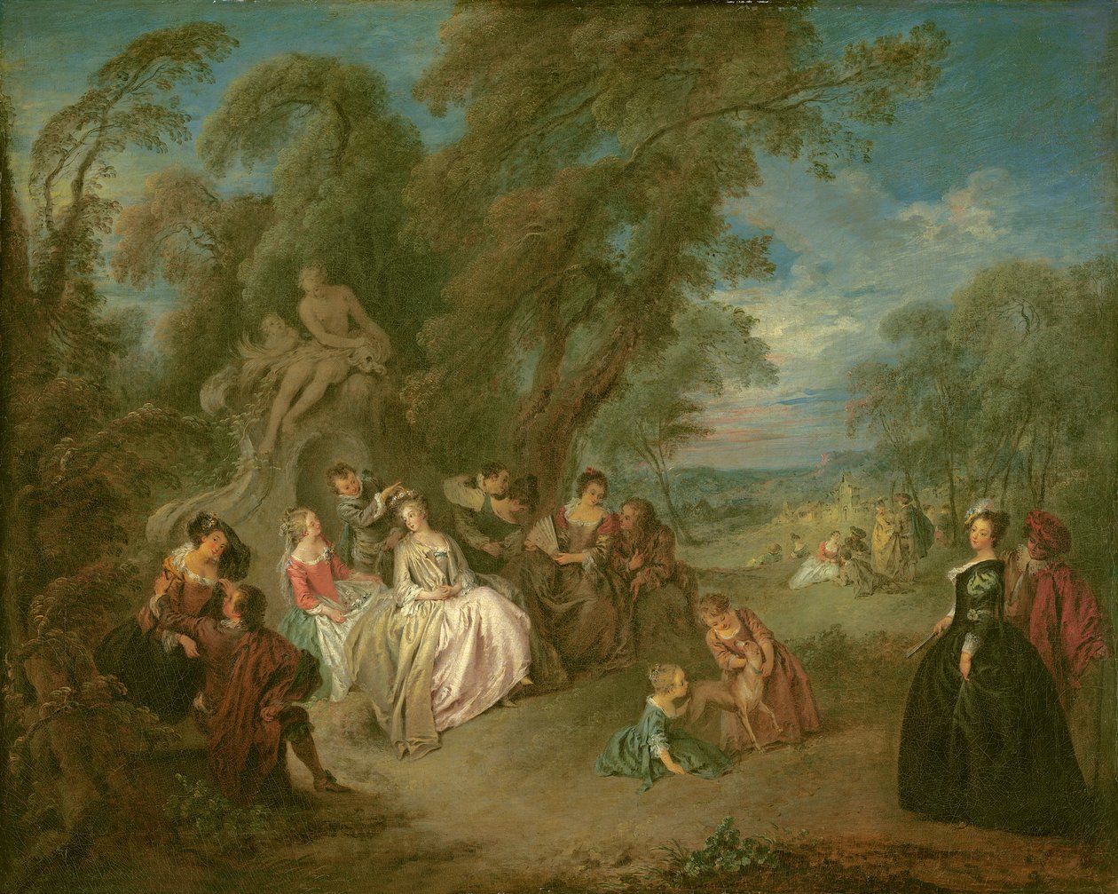 Landspartiet, ca. 1730 av Jean Baptiste Joseph Pater