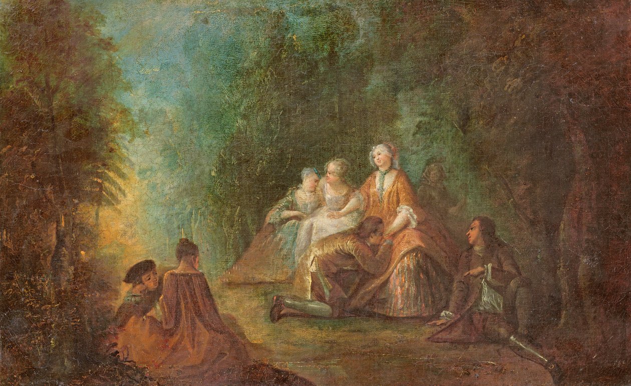 Galant gjenforening av Jean Baptiste Joseph Pater