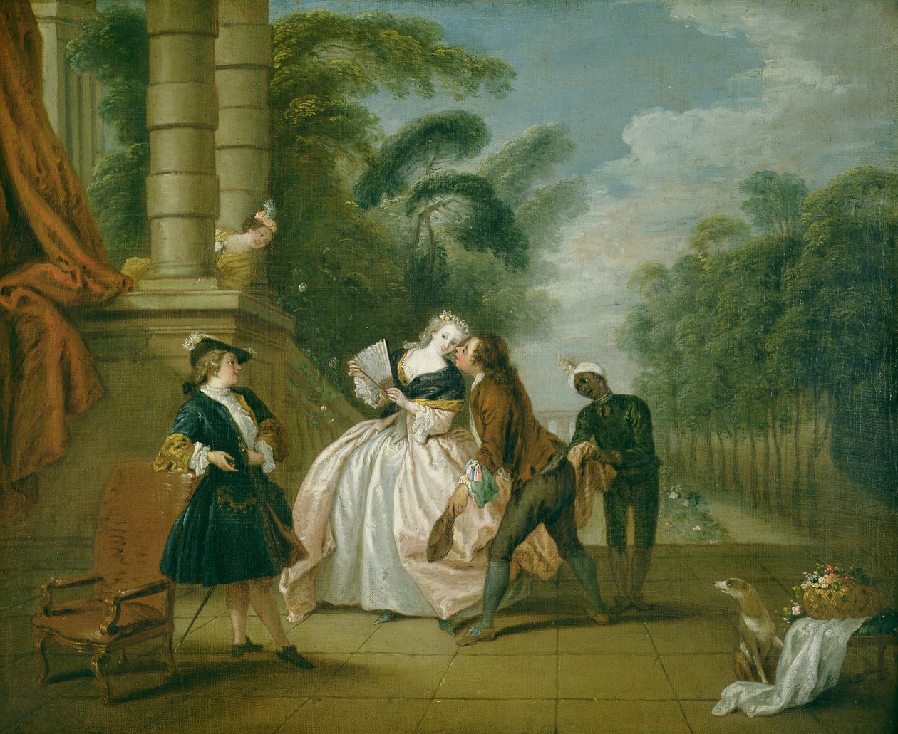 Kysset av Jean Baptiste Joseph Pater