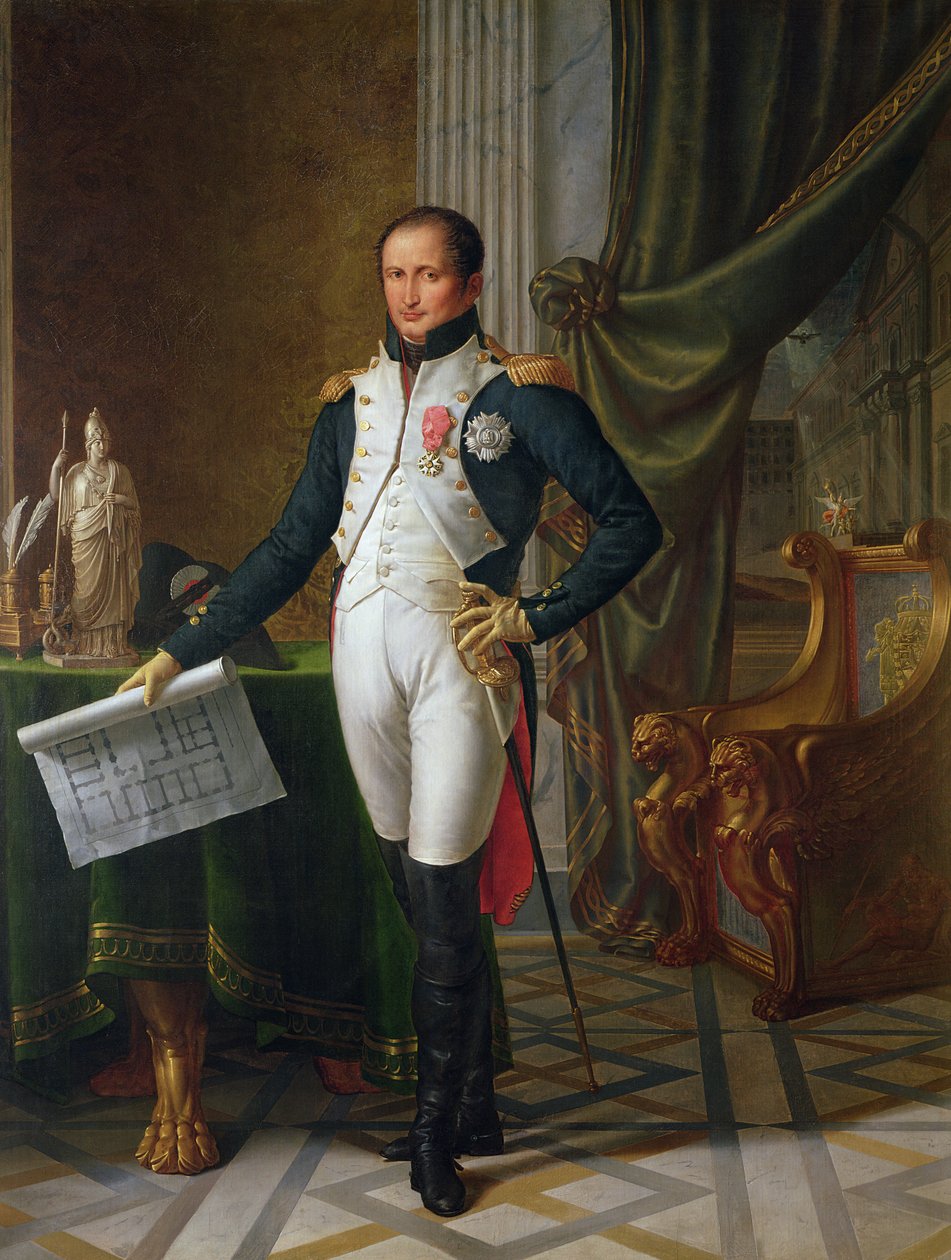 Portrett av Joseph Bonaparte (1768-1844) konge av Spania, 1808 av Jean Baptiste Joseph Wicar