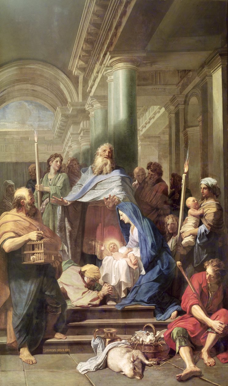 Presentasjonen i tempelet, 1692 av Jean Baptiste Jouvenet