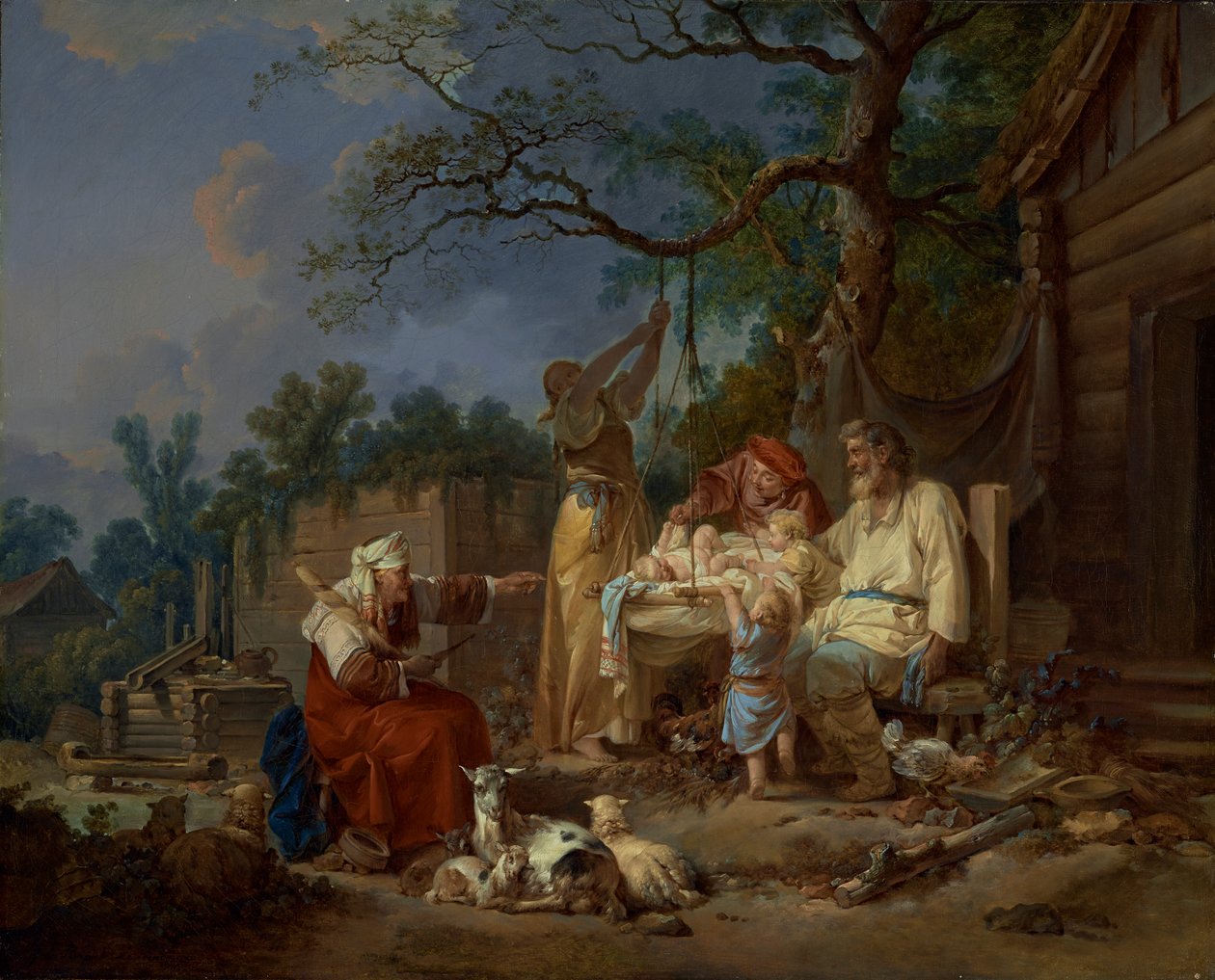 Den russiske vuggen av Jean Baptiste Le Prince