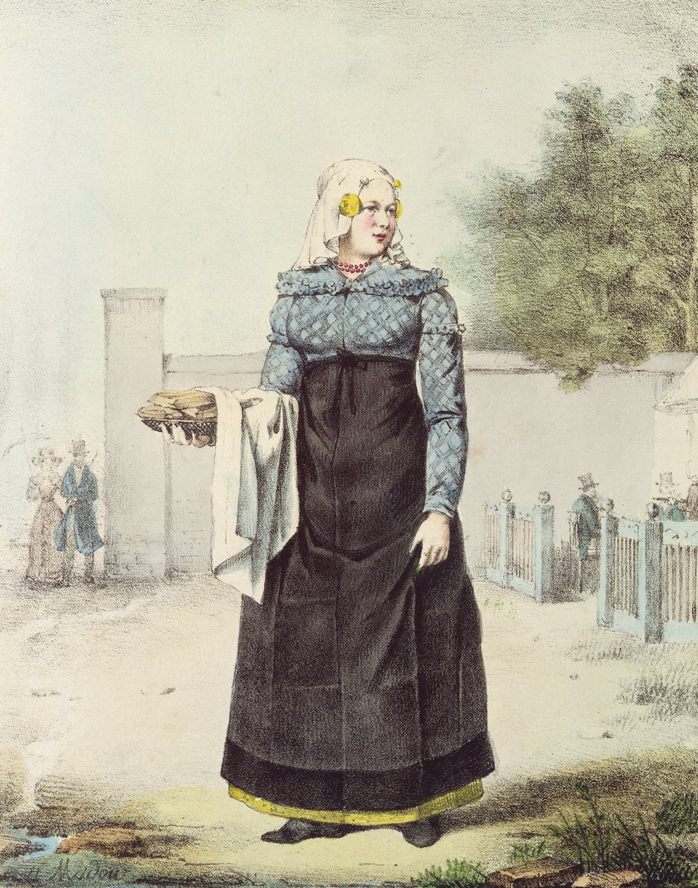 En frisisk vaffelselger av Jean-Baptiste Madou
