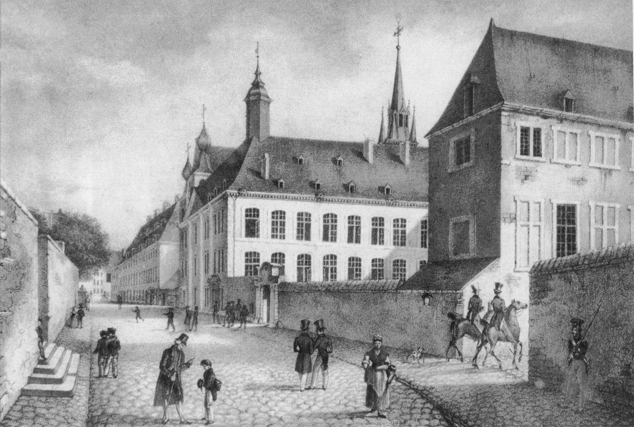 Det kongelige Athenaeum 1828 av Jean Baptiste Madou